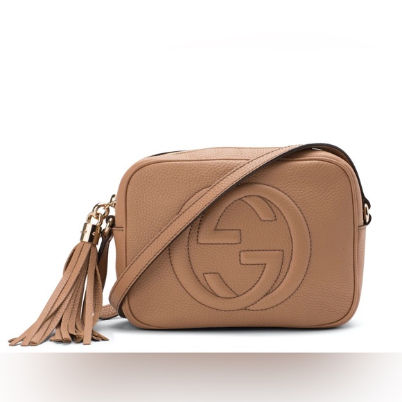 Gucci Handbags - ✨HOST PICK✨GUCCI Soho disco camera bag in rose beige with strap bag 1️⃣4️⃣8️⃣0️⃣
